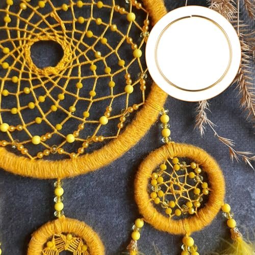 10 Pcs Gold Metal Craft Rings for DIY Projects