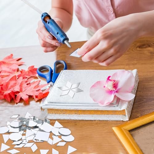 120 Pcs DIY Craft Mirrors - 4 Shapes for Mosaic Art