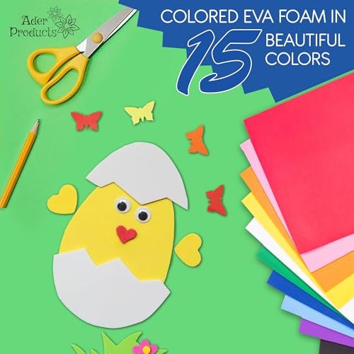 15 Colorful EVA Foam Sheets for Creative DIY Crafts