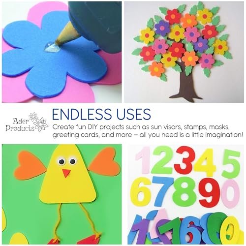 15 Colorful EVA Foam Sheets for Creative DIY Crafts