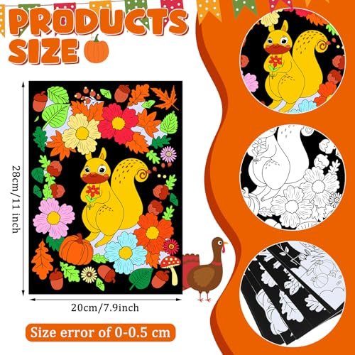 30 DIY Fall Coloring Posters for Thanksgiving Fun!