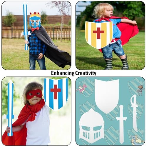 40-Pc DIY Knight Play Set for Creative Adventures
