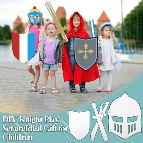 40-Pc DIY Knight Play Set for Creative Adventures