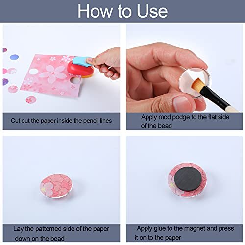 Colzzy 41-Piece DIY Fridge Magnet Craft Set