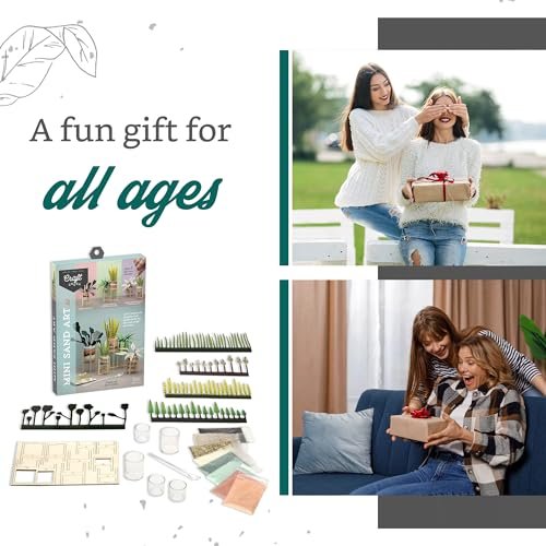 Craft Crush Faux Plant Sand Art Kit for Home Decor