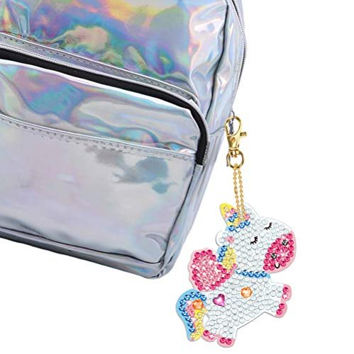 Create Colorful Gem Keychains: 5D Diamond Art Kit