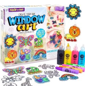 Create Your Own Colorful Window Art Kit for Kids!