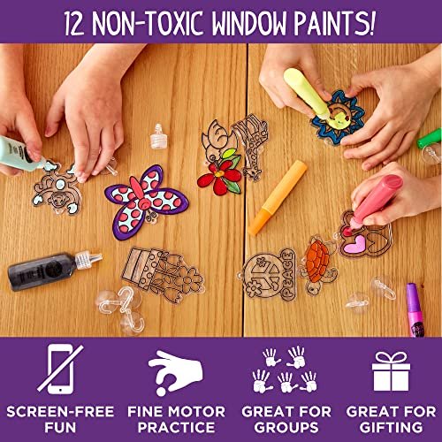 Create Your Own Colorful Window Art Kit for Kids!