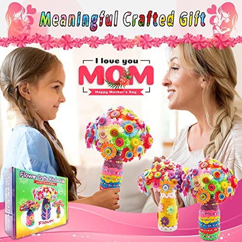 DIY Flower Bouquet Kit for Girls Ages 6-10