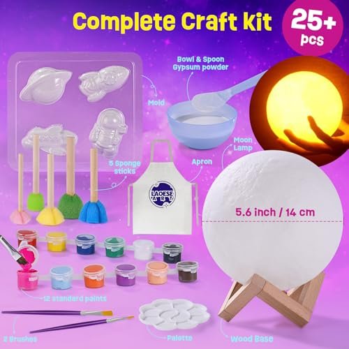 DIY Space Moon Lamp Kit – Creative Gift for Kids!