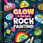 Glow-in-the-Dark Rock Painting Kit for Kids Ages 6-12