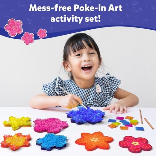 Skillmatics Mess-Free Flower Bouquet Craft Kit for Kids