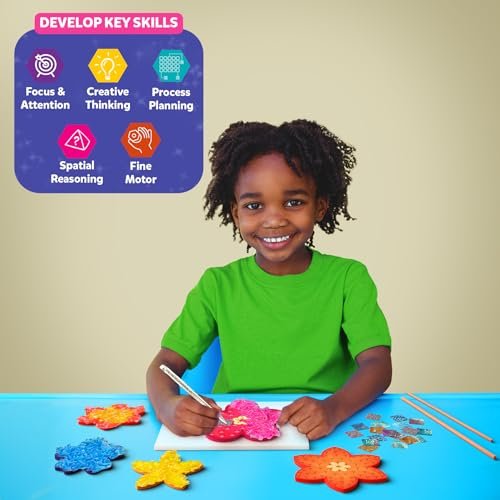 Skillmatics Mess-Free Flower Bouquet Craft Kit for Kids