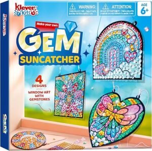 Sparkling Window Art Suncatcher Kits for Creative Kids!