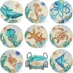 UPINS Ocean Diamond Coaster Kit: DIY Art & Gift