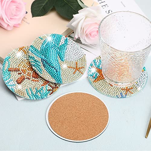 UPINS Ocean Diamond Coaster Kit: DIY Art & Gift